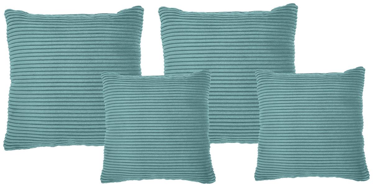 Zierkissenset Vouge Mintgrün, 4 Stück, B: 42 Cm - Mintgrün, KONVENTIONELL, Textil (42/53/42/53cm) - Livetastic