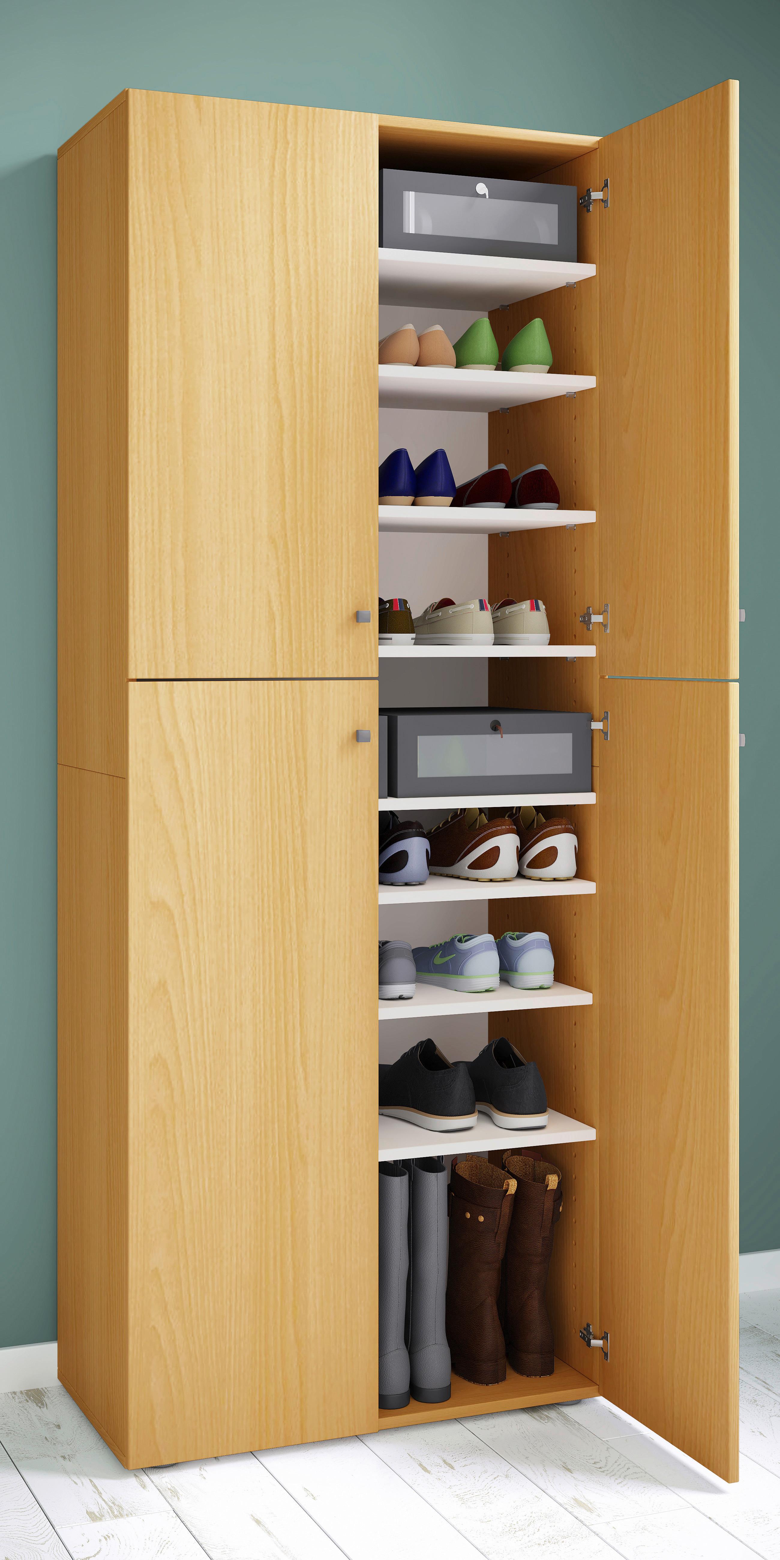 Schuhschrank Lona XXL Buche Dekor 9 Fächer B: 70 cm