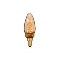 LED žiarovka Acrli, E14, 2 Watt - jantárová, Romantik / Landhaus, sklo (3,5/10cm) - Mömax