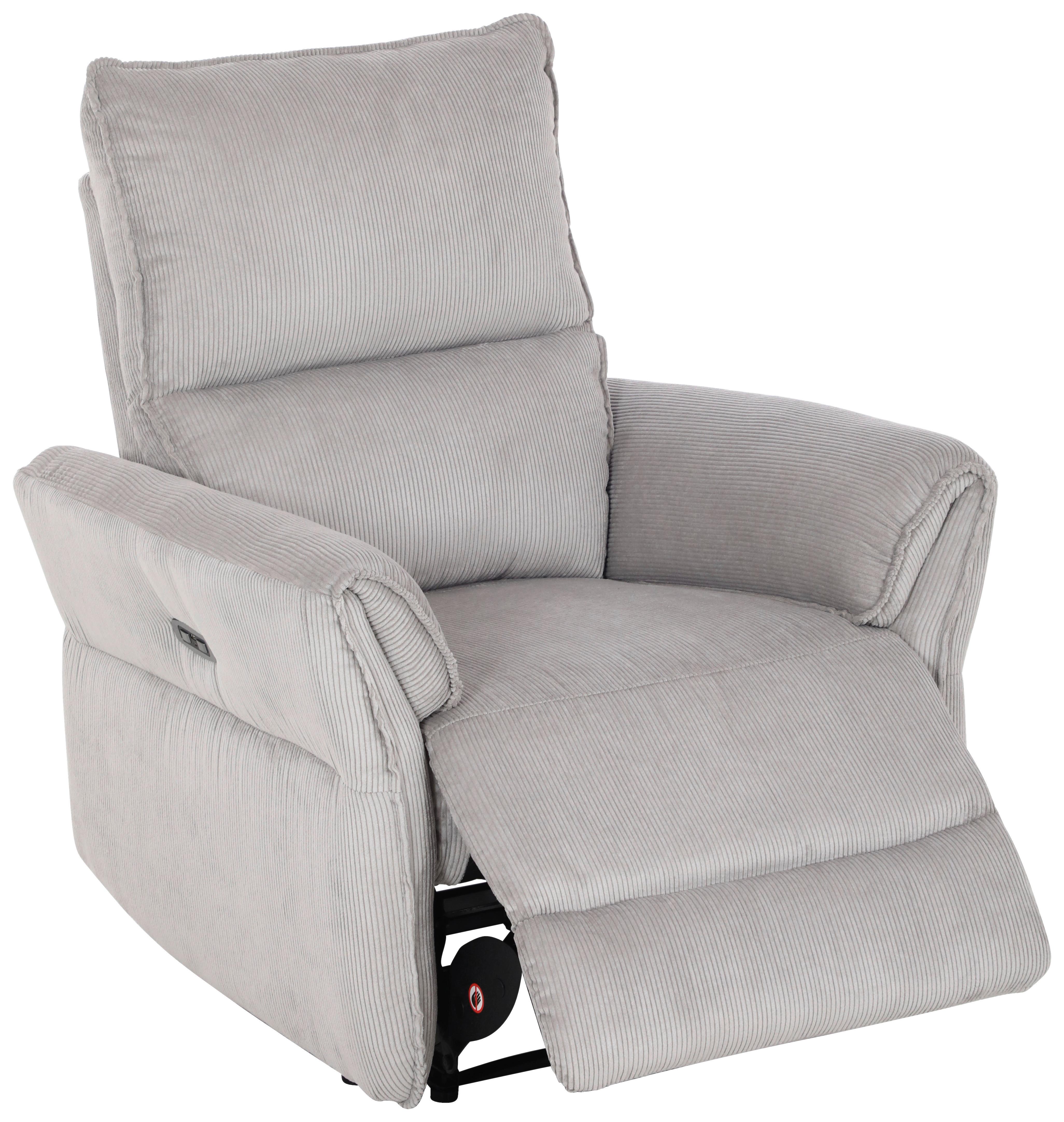 Fernsehsessel Jenson - Schwarz/Grau, MODERN, Holz/Textil (86/103/92cm)