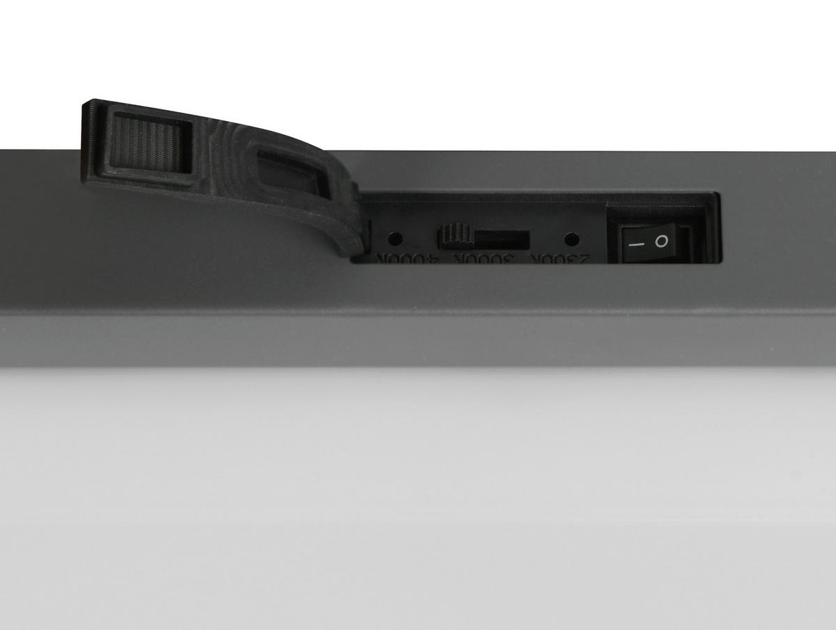 Außendeckenleuchte Bermejo Anthrazit Weiß B: 30cm - Anthrazit/Weiß, Basics, Kunststoff/Metall (30/5,7/30cm)