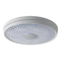 LED-Deckenleuchte Boise Ø 51 cm dimmbar mit Fernbedienung - Klar/Weiß, KONVENTIONELL, Kunststoff/Metall (51/8,5cm) - Näve