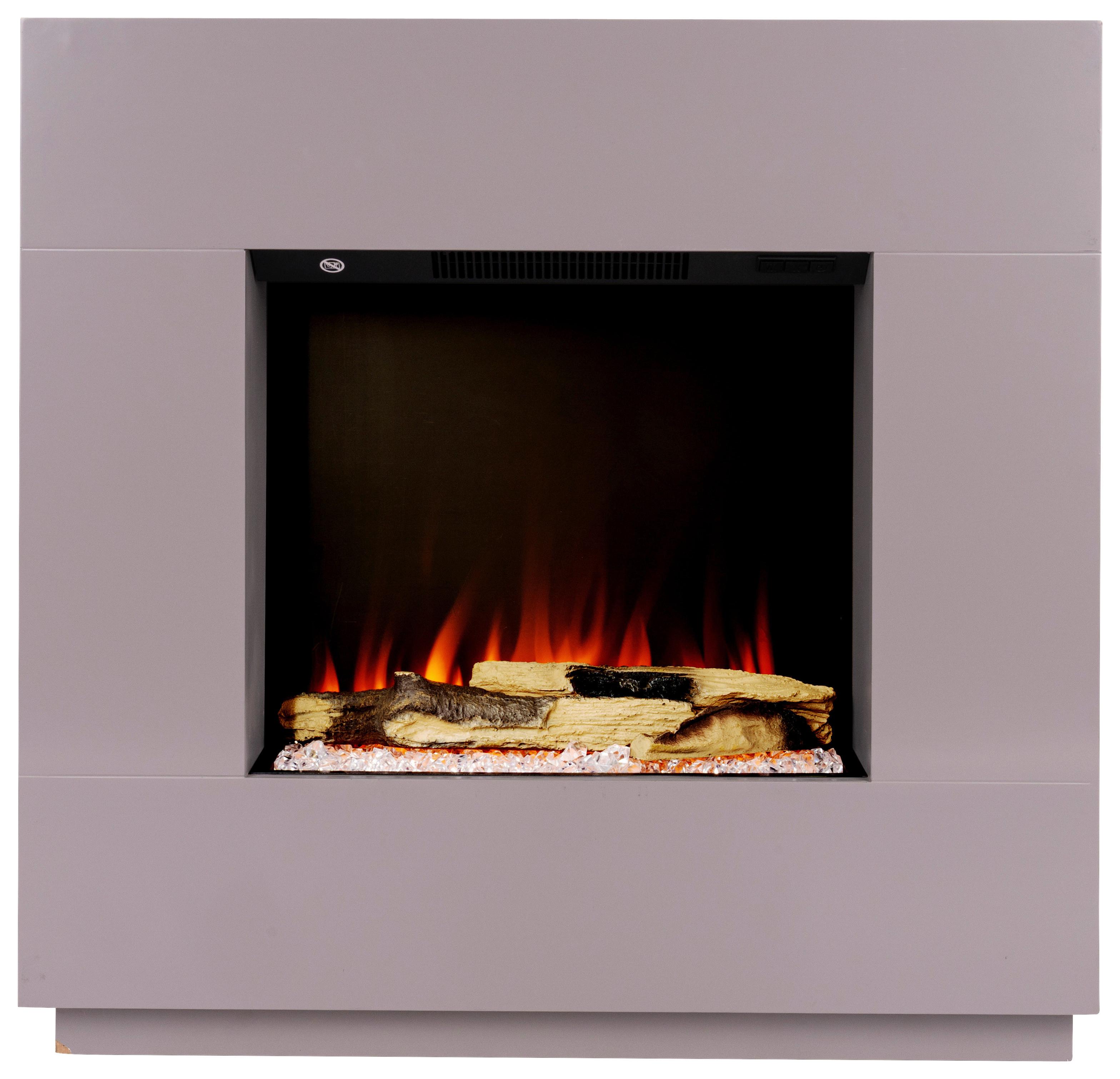 Elektrokamin Bg00752-14 - Grau, Basics, Holzwerkstoff/Metall (80/76/26cm)