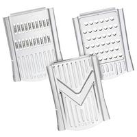 Reib-einsatz Nicer Dicer Speed Grob/fein Edelstahl 3er-Set - Silberfarben, Basics, Metall - Genius