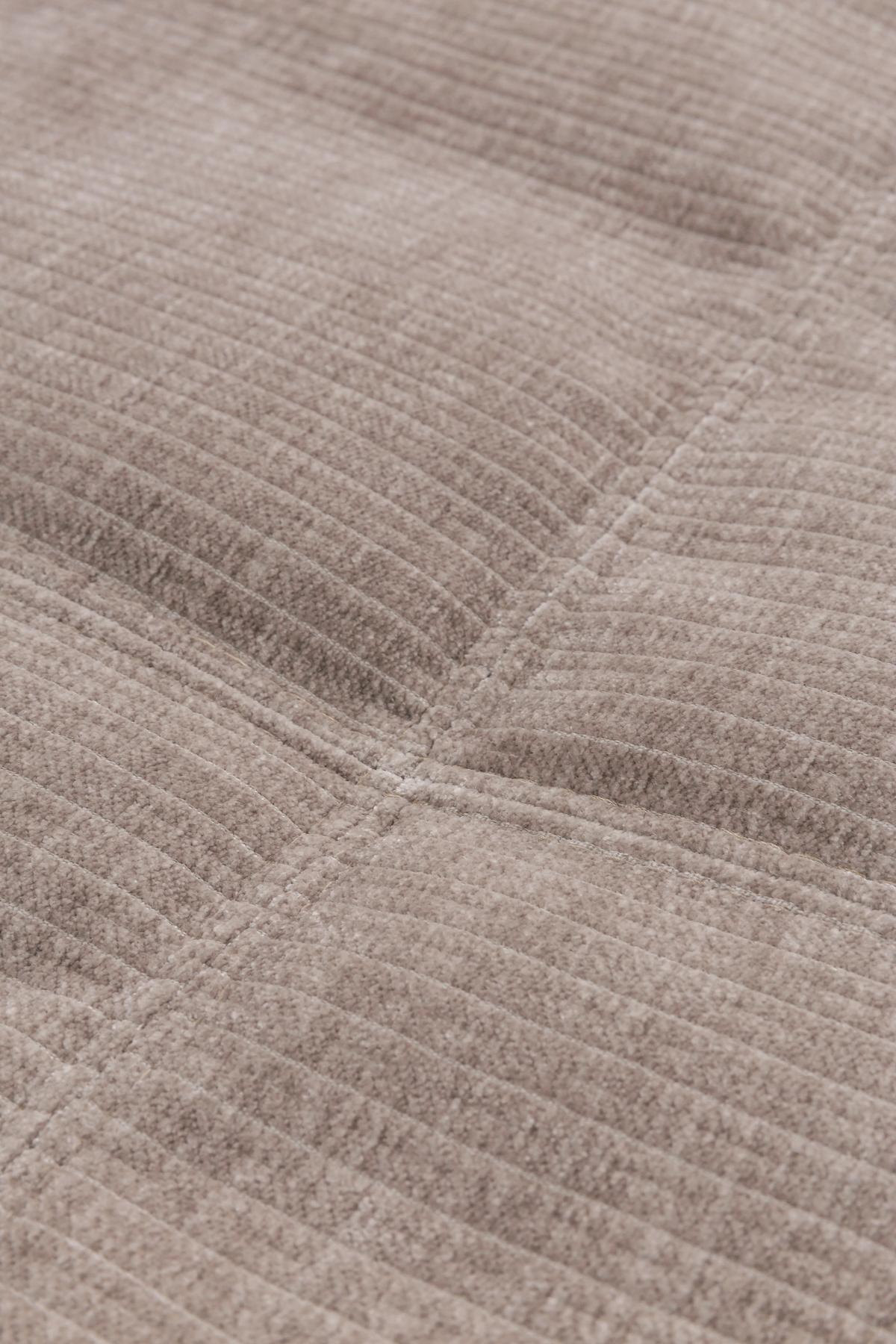 Bigsofa Be Comfy - Silberfarben/Schwarz, MODERN, Textil (264/83/126cm) - Trendmanufaktur