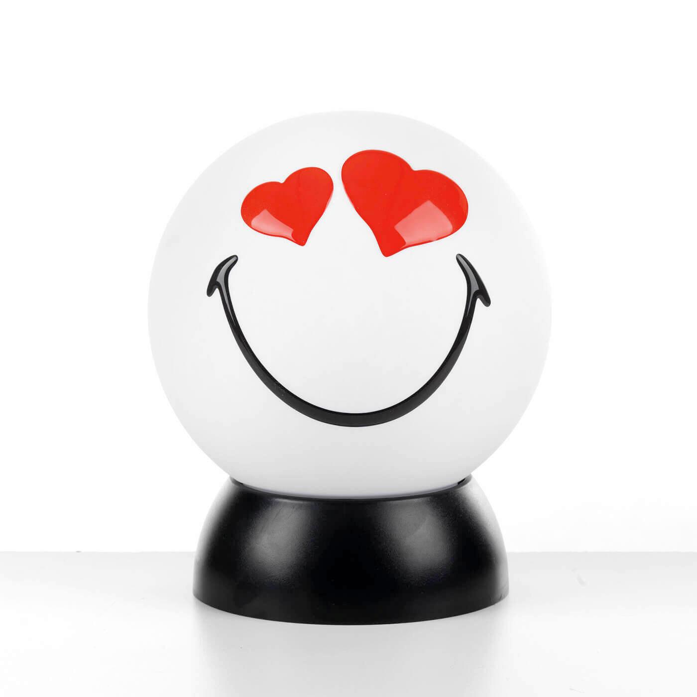 Kindertischleuchte Bianco Weiß Hg Schwarz L: 15cm - Weiß Hochglanz/Schwarz, Basics, Kunststoff (15/15/20cm)