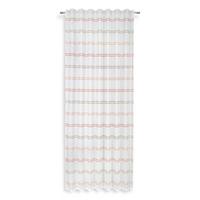 Vorhang mit Band Elli 140x245 cm Weiß/Rose/Taupe - Taupe/Rosa, MODERN, Textil (140/245cm) - Luca Bessoni