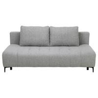 Trojmiestna pohovka ALICANTE, sivá, úložný priestor a lôžko - čierna/sivá, kov/drevo (195/88/95cm) - Based