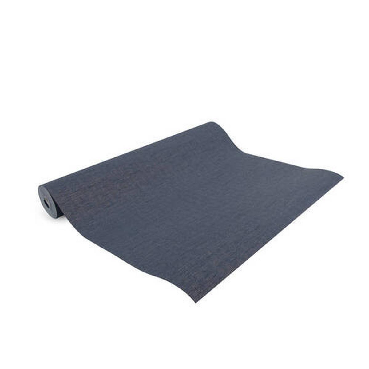 Vliestapete 108621 - Graublau, Basics, Papier/Kunststoff (52/1000cm)