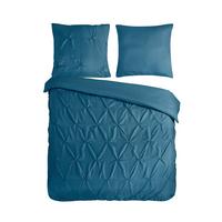 Bettwäsche Elegance Blau Petrol 200x200cm - Petrol, Basics, Textil (200/200cm)