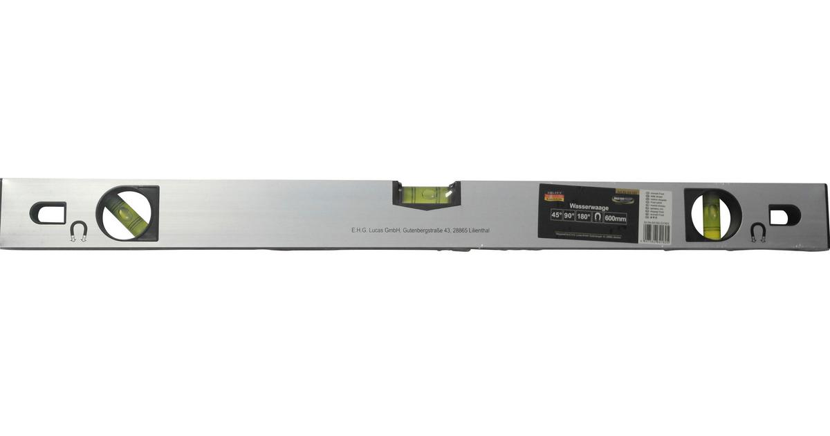 Wasserwaage Faro L: 60 cm, 3 Libellen, mit Magnet