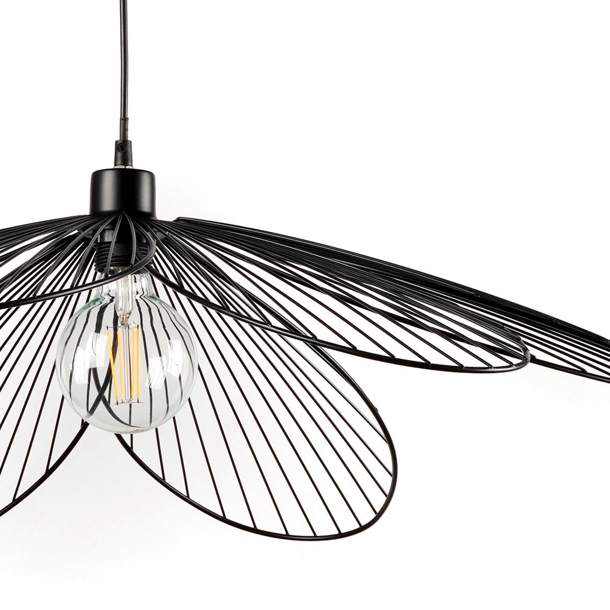Hängeleuchte 4099/S - Schwarz, Design, Metall (83/107cm)
