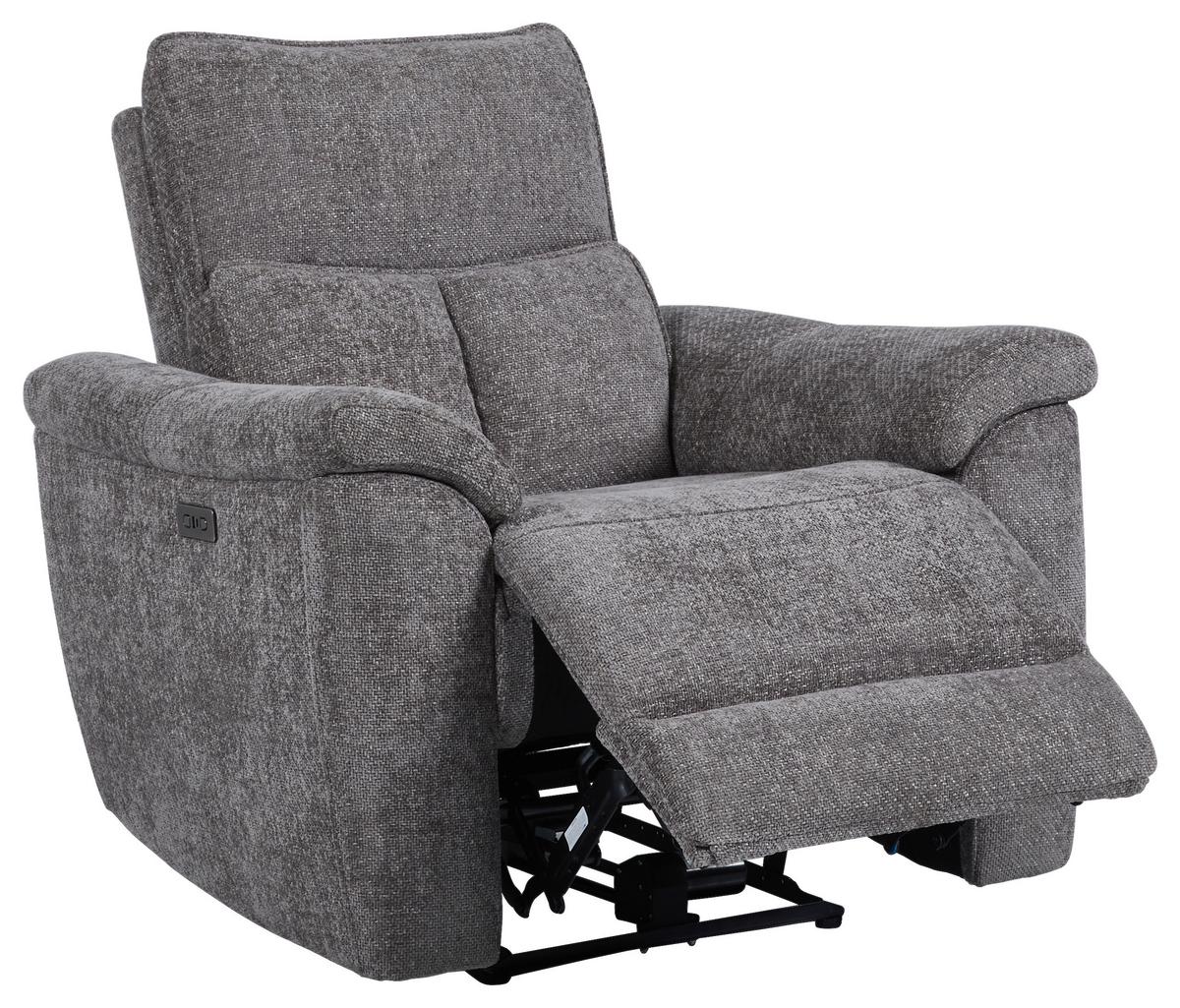 Relaxsessel Tokio - Grau, MODERN, Holz/Textil (97,8/96,5/102cm)