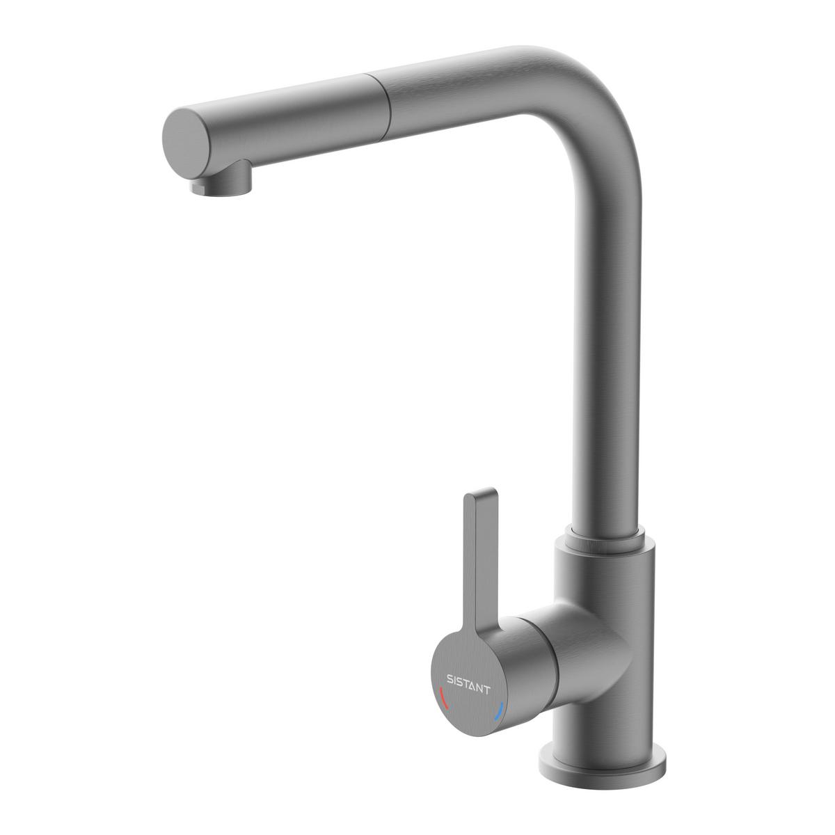 KÜCHENARMATUR SISTANT OSLO - Graphitfarben, Basics, Metall (32,5cm) - Sistant