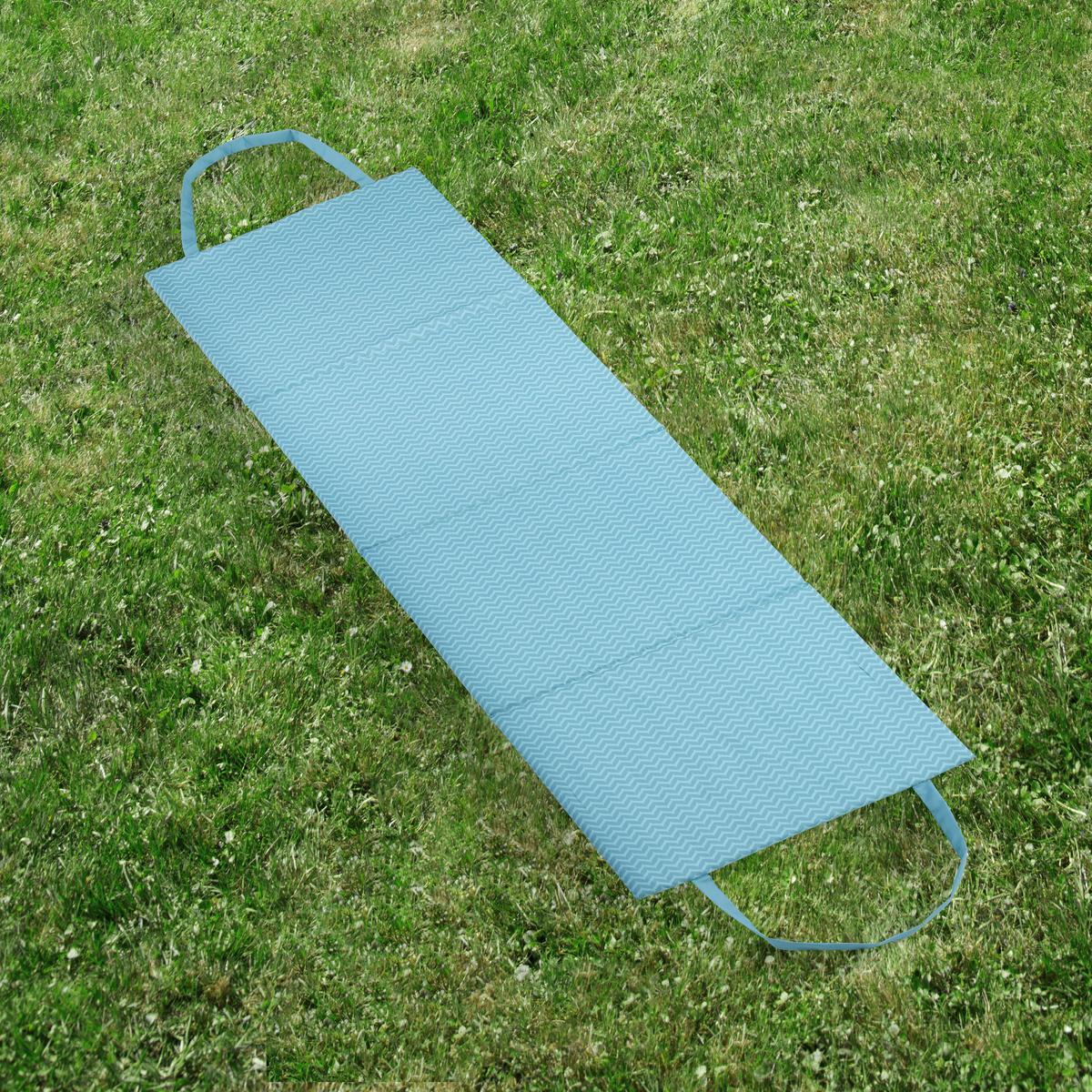 Liegenauflage Meila - Blau, MODERN, Textil - Luca Bessoni