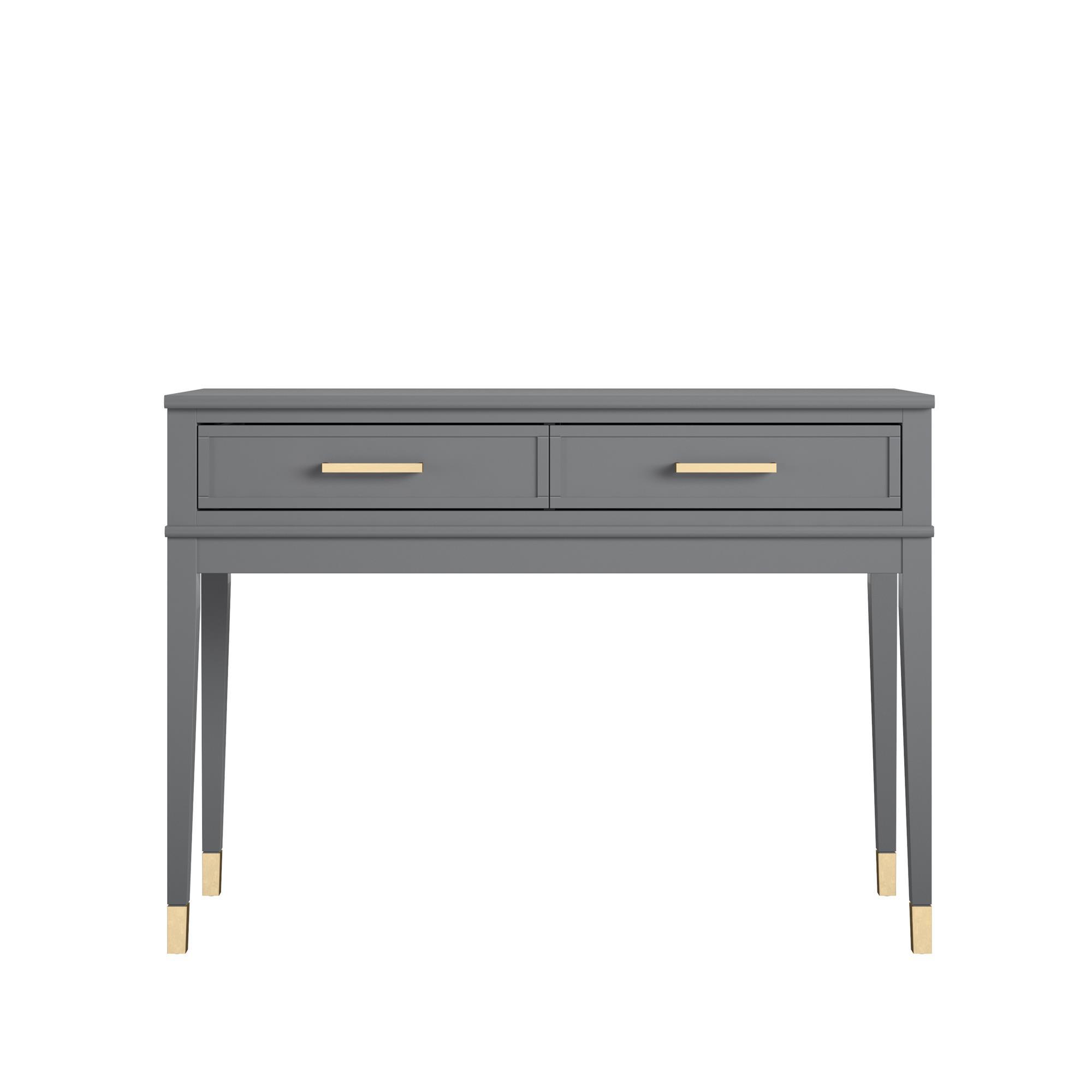 Konsole Westerleigh Graphitfarben 105 cm - Graphitfarben/Grau, Design, Holzwerkstoff/Metall (105/76/40cm) - MID.YOU