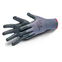 Munkakesztyű Gumitenyerű Munkakesztyű - sötétszürke, Basics, textil (Lnull)