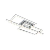 Led Mennyezeti Lámpa Nevi - ezüst/króm, Modern, műanyag/fém (63/24,5/7,7cm) - Luca Bessoni