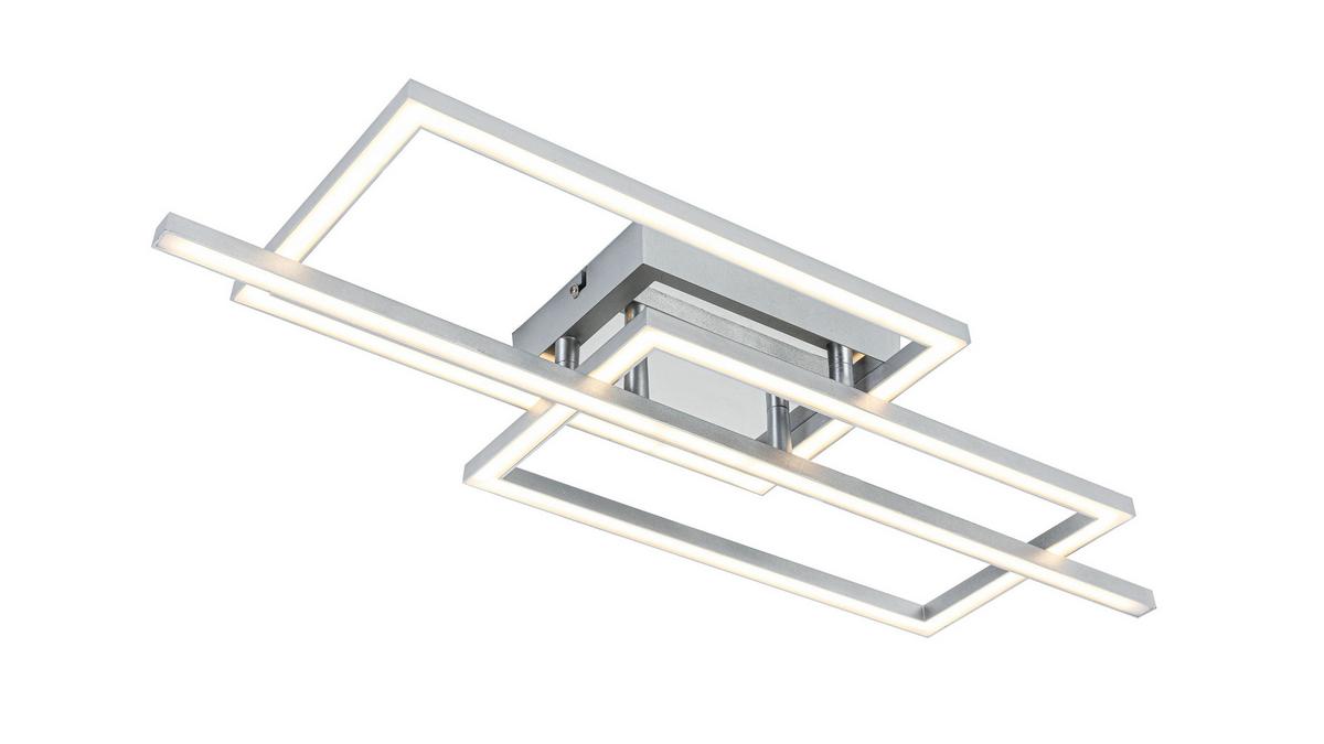 Led Mennyezeti Lámpa Nevi - ezüst/króm, Modern, műanyag/fém (63/24,5/7,7cm) - Luca Bessoni