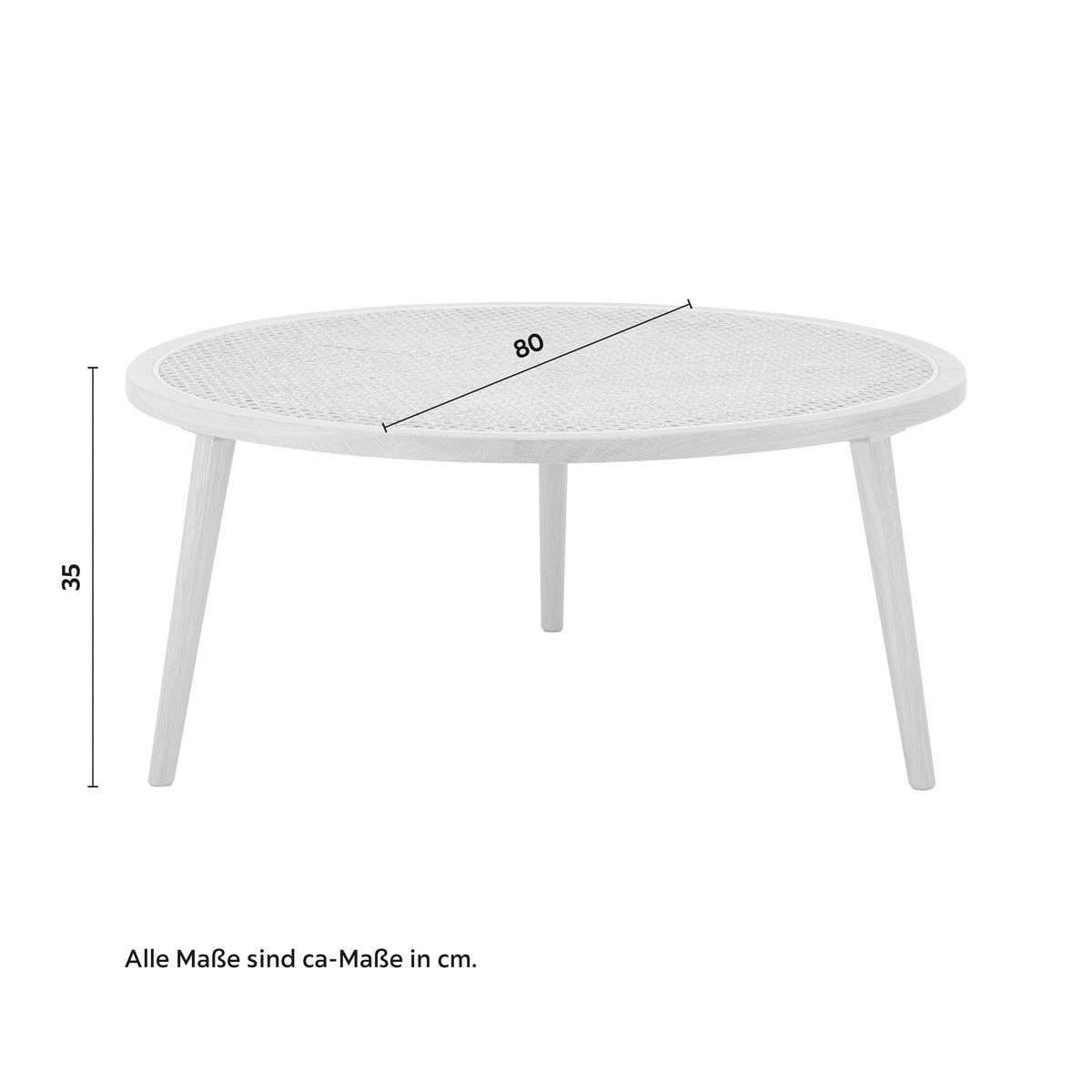 Konferenčný stolík Douna - prírodná farba, Modern, drevo (80/80/35cm) - Bessagi Home