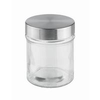 DÓZA NA POTRAVINY REINER - 0,3L -AKT- - čiré/barvy nerez oceli, Moderní, kov/sklo (8,5/10,5cm) - Mömax