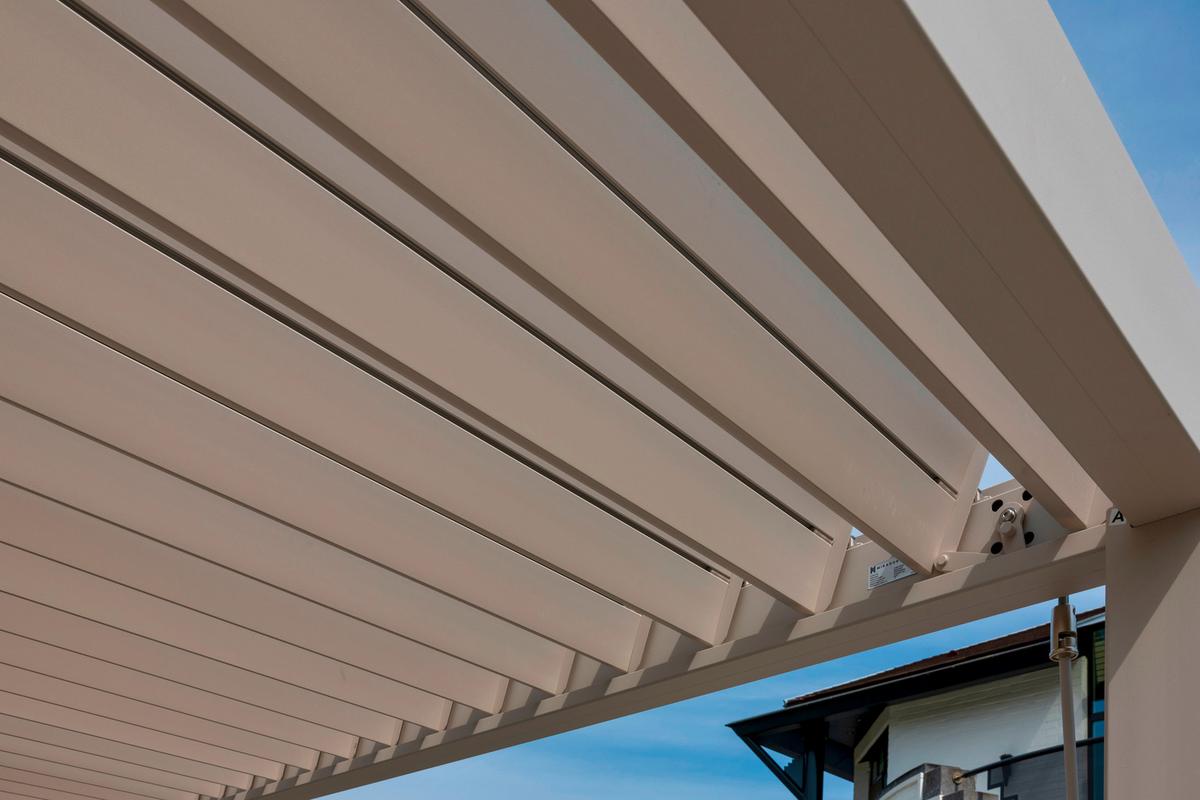 Pergola Deluxe 3x3 M - Grau, LIFESTYLE, Metall (300/250/300cm) - Gardenson