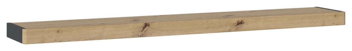 Wandregal Turino Eiche Artisan B: 150 cm - Eiche Artisan, Trend, Holzwerkstoff (150/6/25cm)