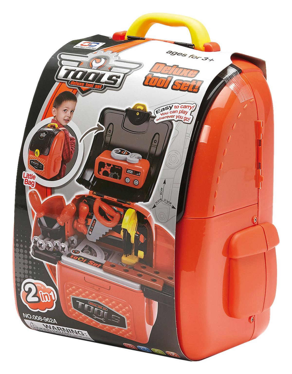 Játékkészlet Gyerekeknek Hátizsákban - sárga/fekete, Basics, műanyag (27/22/14cm)