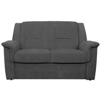 2-SITZER-SOFA Rafael, Graphitfarben B: 152cm - Schwarz/Graphitfarben, Trend, Textil (152/95/95cm)