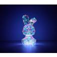 LED-Dekoleuchte Bunny - Transparent, MODERN, Kunststoff (20/20/41cm) - Luca Bessoni