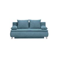 Boxspringová pohovka MONA LUX, azúrovomodrý menčester - azúrovomodrá, Modern, textil (208/100/106cm) - Mömax