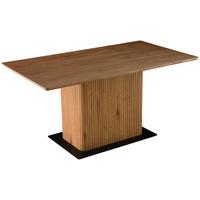 Étkezőasztal Joe - fekete/diószínű, Lifestyle, faalapú anyag/fa (160/75/90cm) - MID.YOU