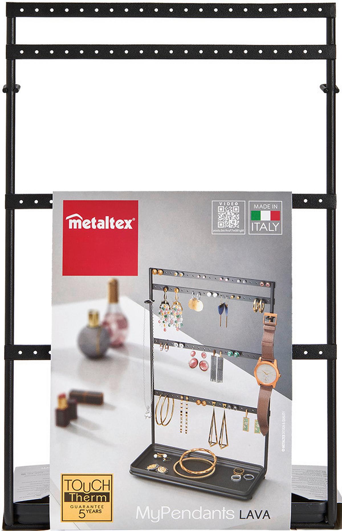 Schmuckhalter Mypendants Lava - Schwarz, Basics, Metall (22/11/36cm)