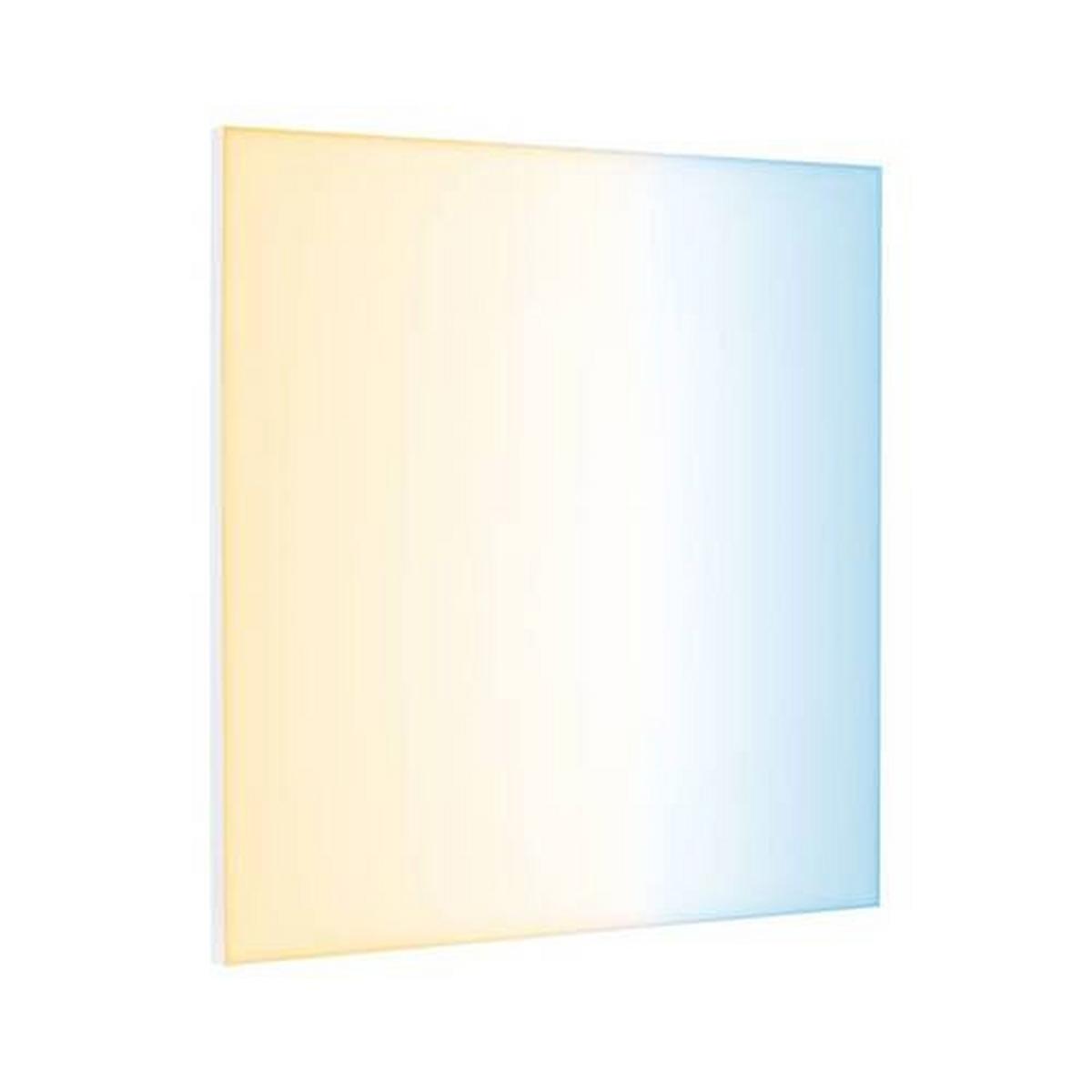 LED-Paneel L: 59,5 cm dimmbar - Weiß, Design, Metall (59,5/5,0/59,5cm) - Paulmann