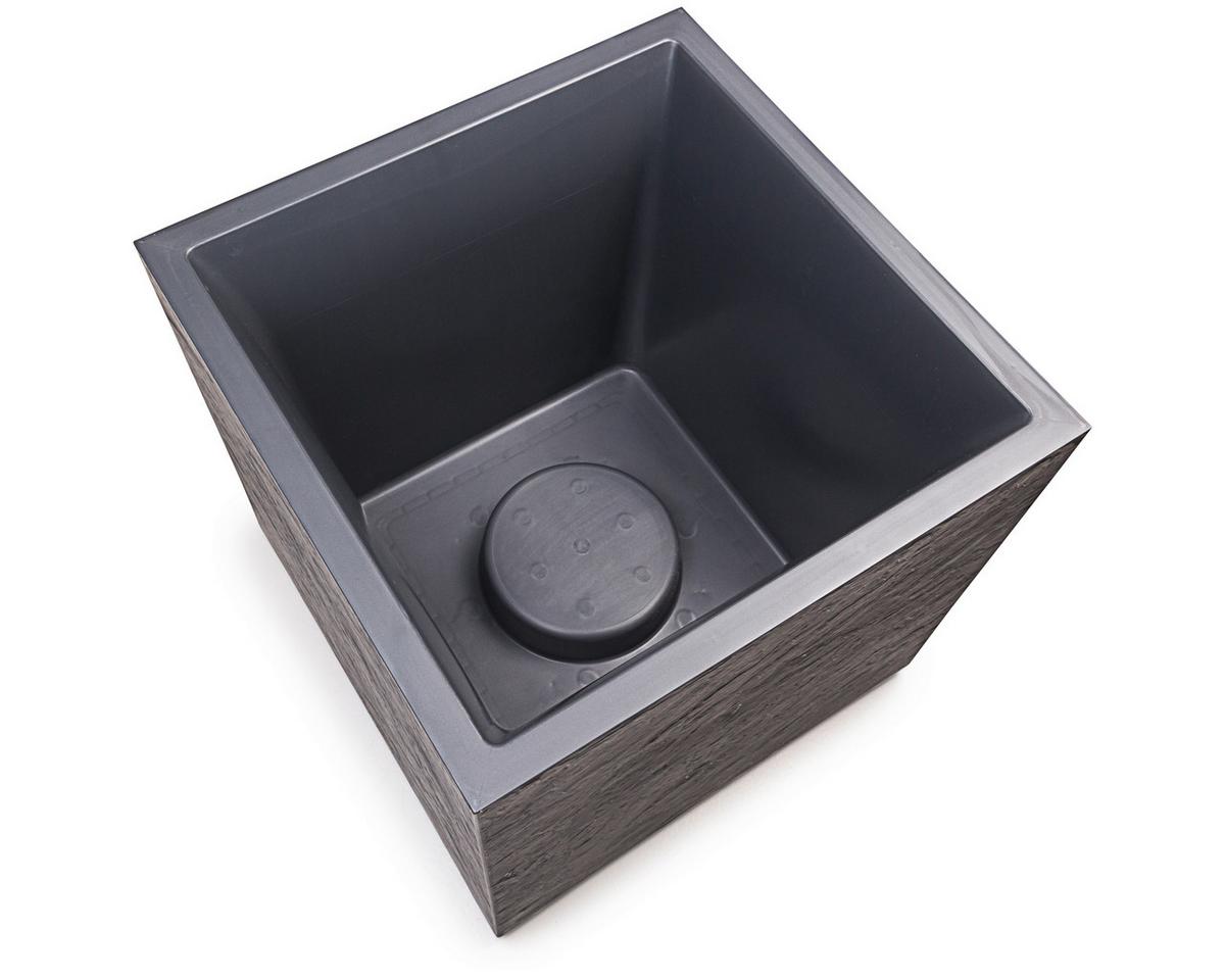 Übertopf Kunststoff Anthrazit 4250627030409 - Anthrazit, Basics, Kunststoff (39/43/39cm)
