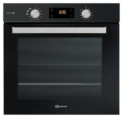 Einbau-Backofen Bak5s B: 59,5 cm Schwarz mit Timer