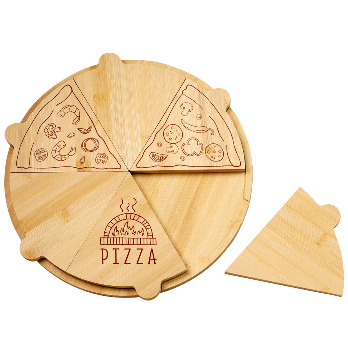 PIZZATELLER Bambus, 36x36x2 cm - Naturfarben, Basics, Naturmaterialien (36/36/2cm) - Kesper