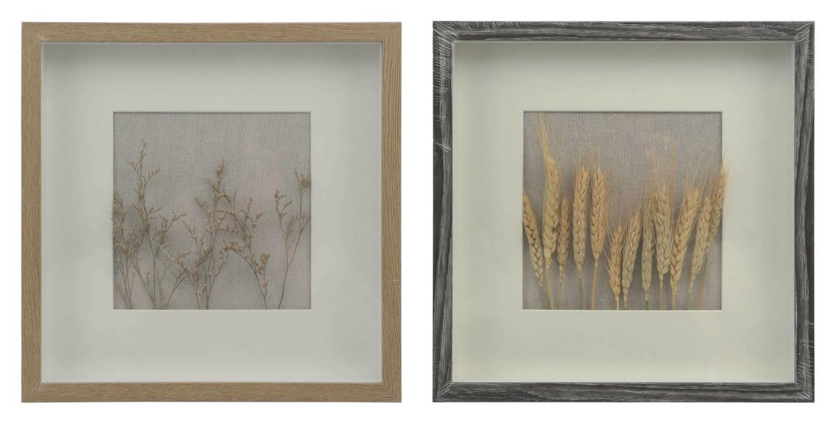 Képkeret Alexander - natúr színű/szürke, Konventionell, Üveg/fa (30/30/3,8cm) - Luca Bessoni