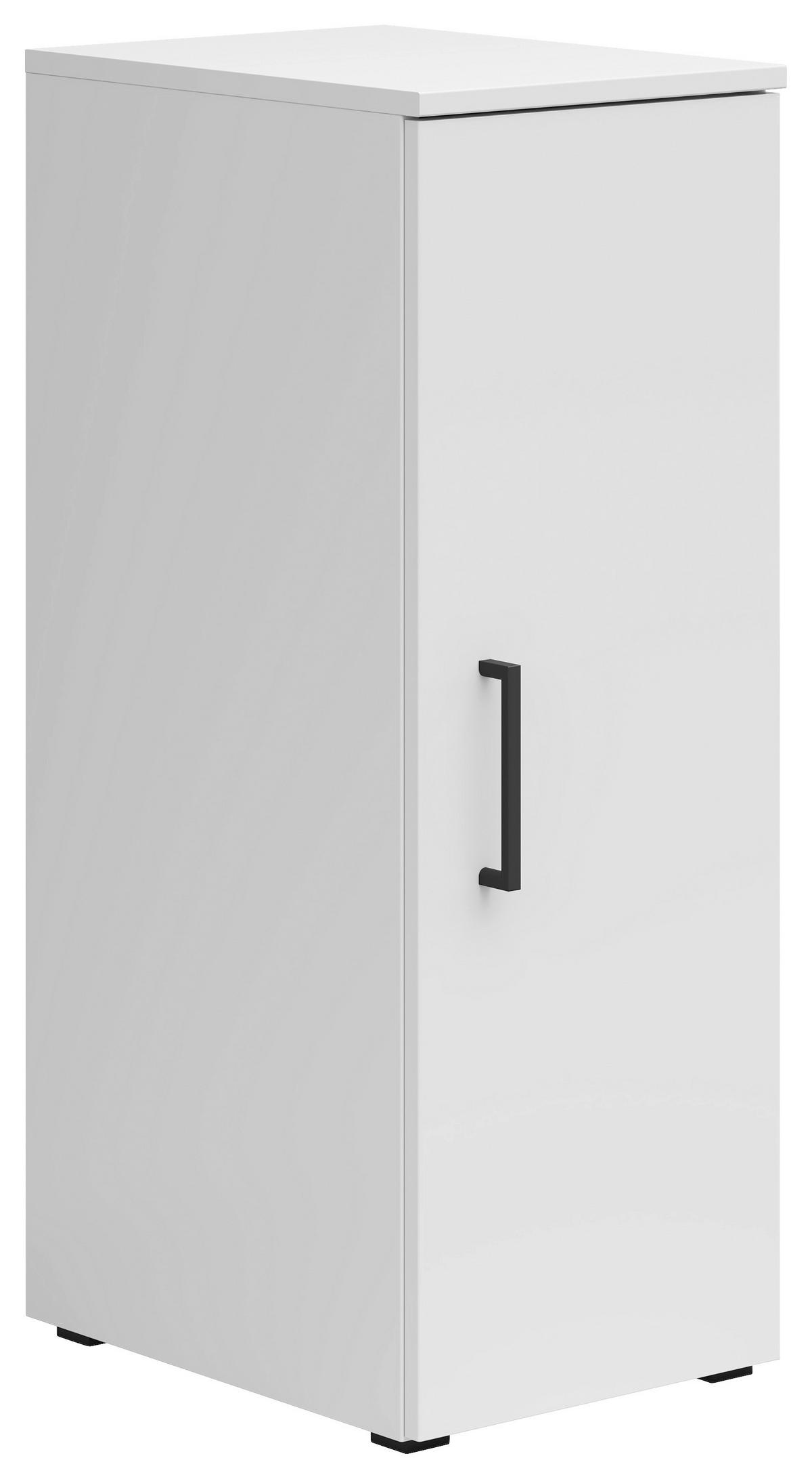 Skrinka MULTISTAURAUM š: 30cm - čierna/biela, Modern, kompozitné drevo/plast (30/83/40cm)