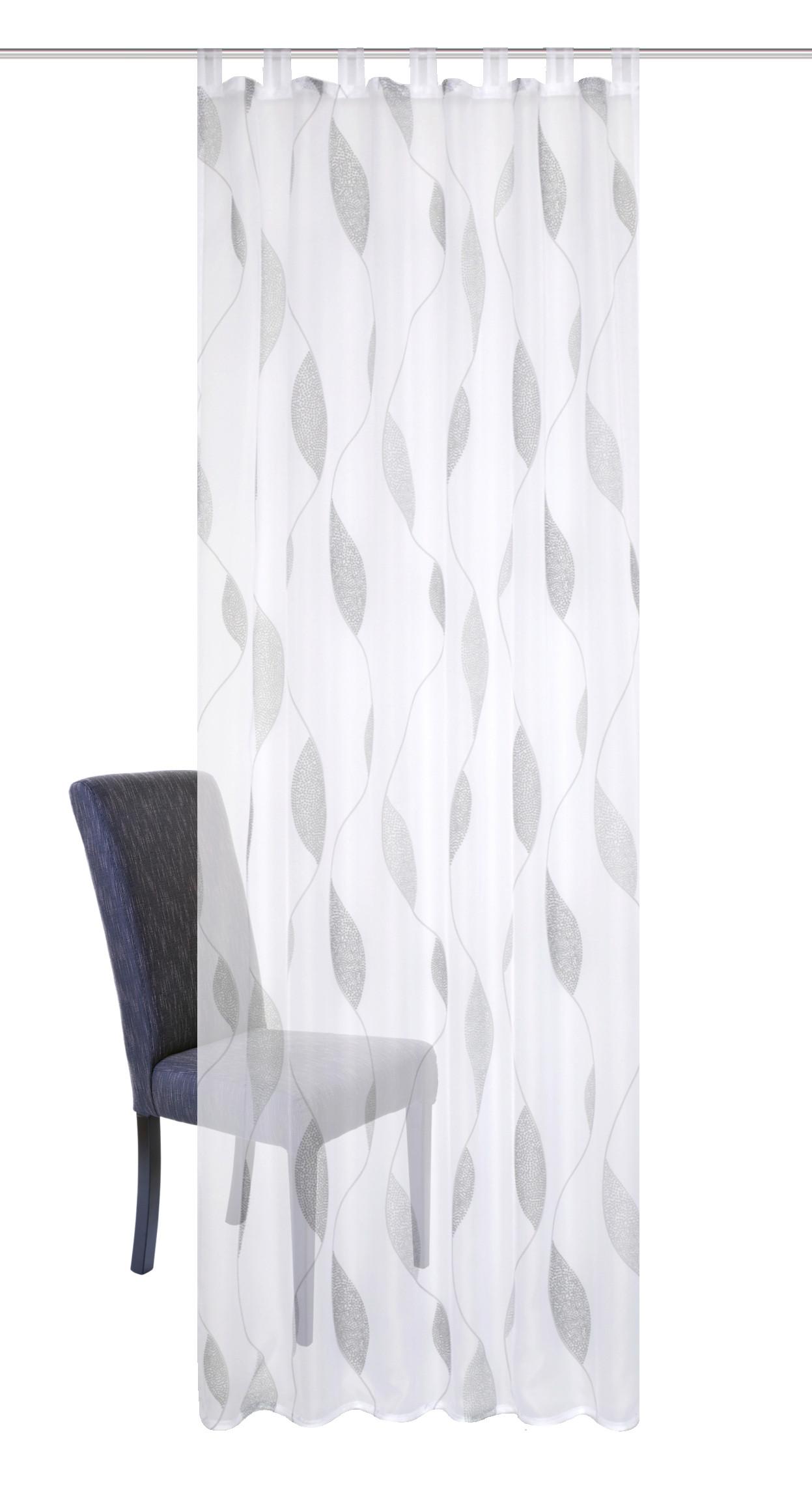 Schlaufenvorhang Paolo - Taupe/Grau, KONVENTIONELL, Textil (140/145cm) - Schmidt W. Gmbh