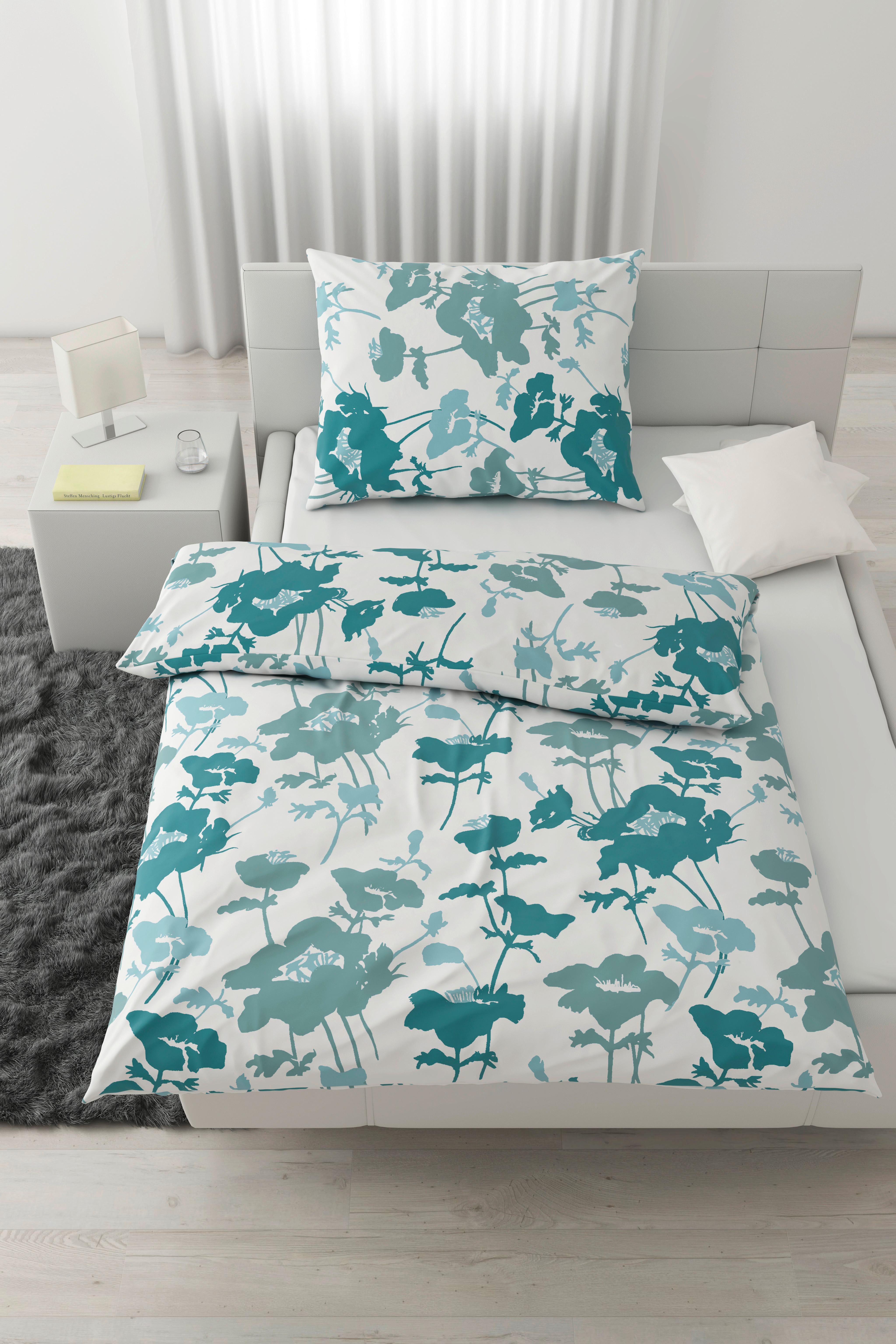 Posteľná Bielizeň Lea, 140/200cm, Modrá - modrá, Konvenčný, textil (140/200cm) - Modern Living