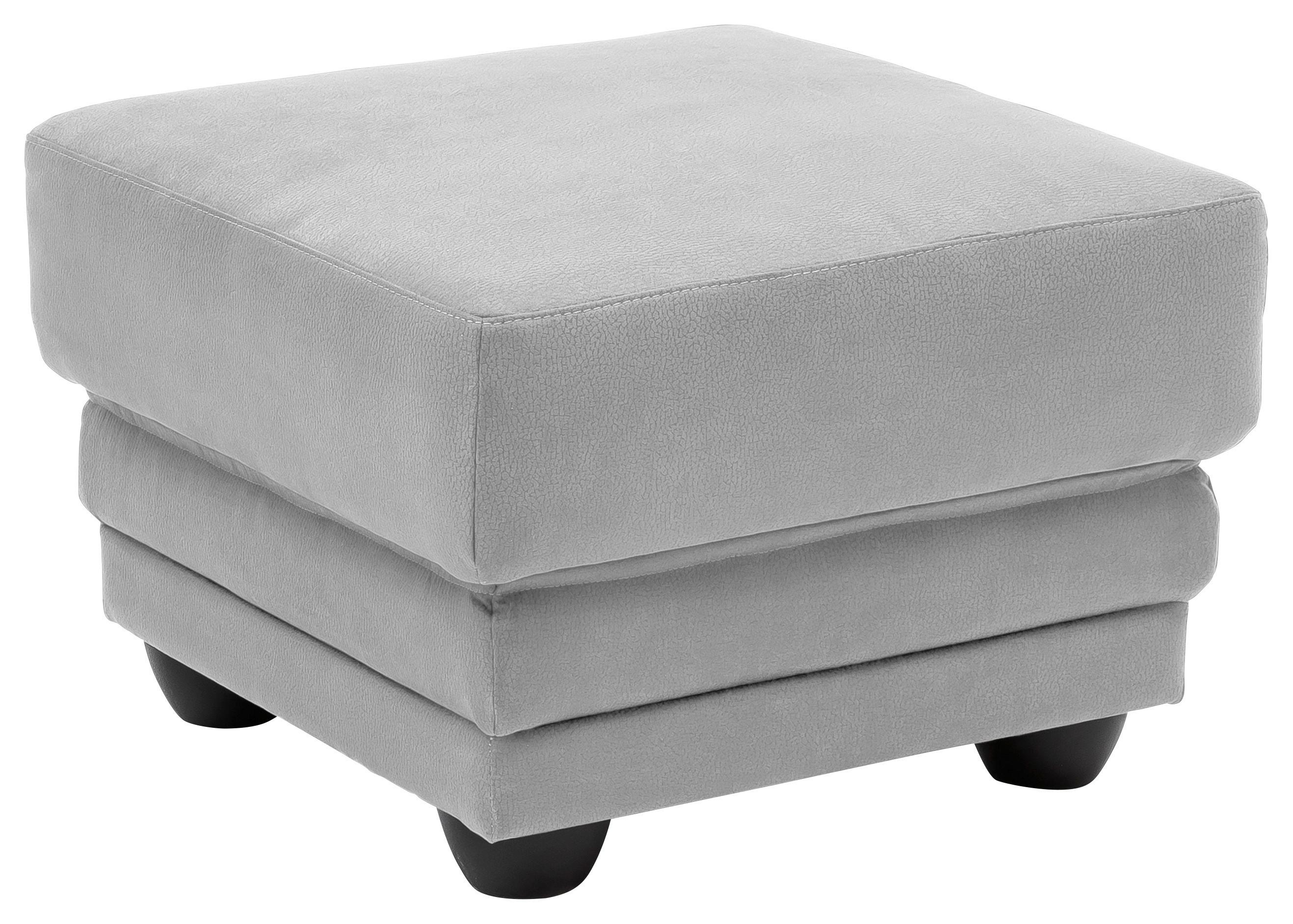 Hocker Nebolo - Hellgrau/Schwarz, Design, Textil (65/46/65cm) - Livetastic