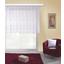 Virágos Vitrázs Függöny Andrea - fehér, konvencionális, textil (450/145cm) - OMBRA