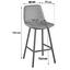 Barhocker Erich - Schwarz/Grau, MODERN, Textil/Metall (48/105/55cm) Barhocker Erich - Schwarz/Grau, MODERN, Textil/Metall (48/105/55cm)