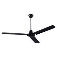 Deckenventilator 70w, für 30m2 - Schwarz, KONVENTIONELL, Metall (142/58cm) - Globo