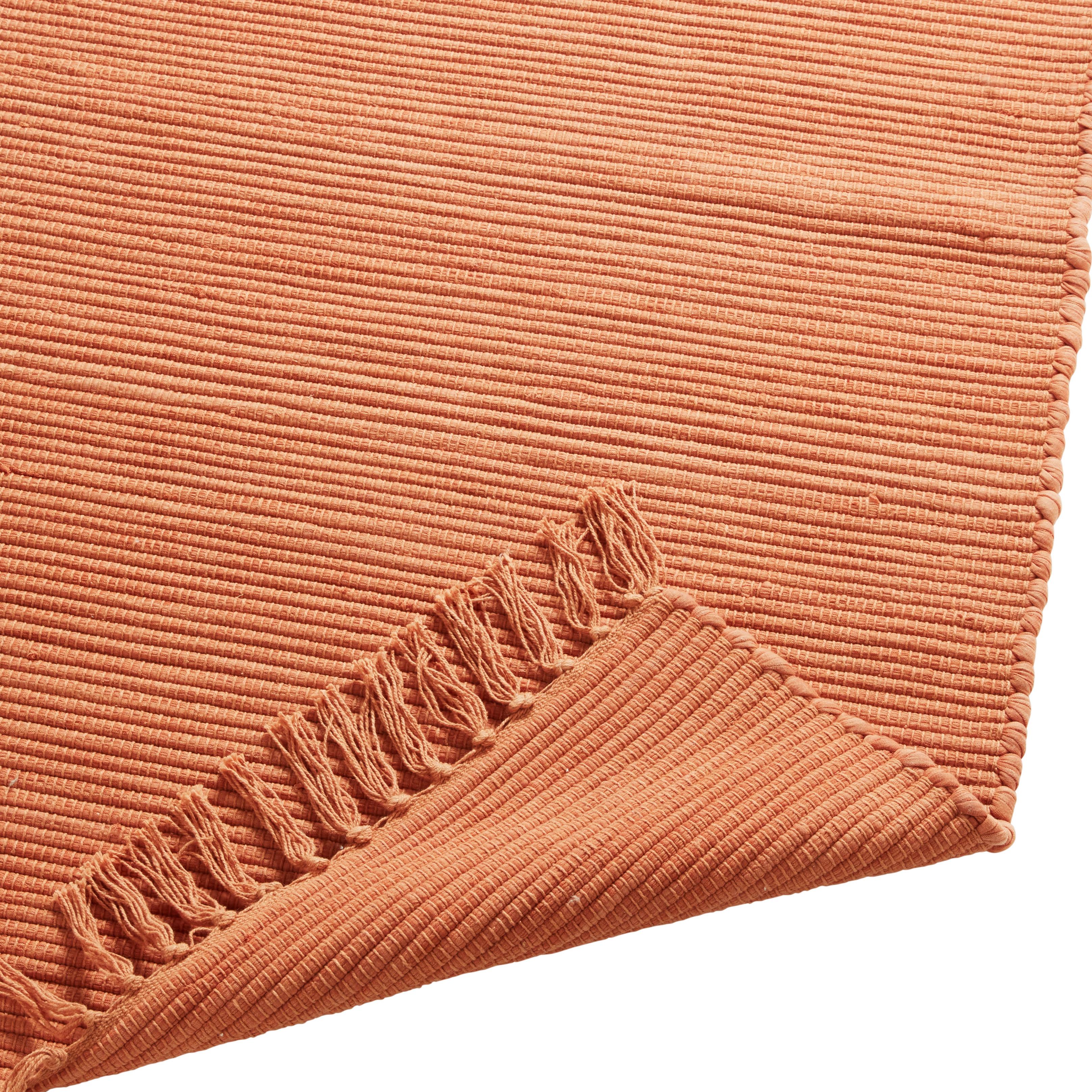 Hadrový Koberec Julia 1, 60/90cm, Oranžová - oranžová, Romantický / Rustikální, textil (60/90cm) - Modern Living