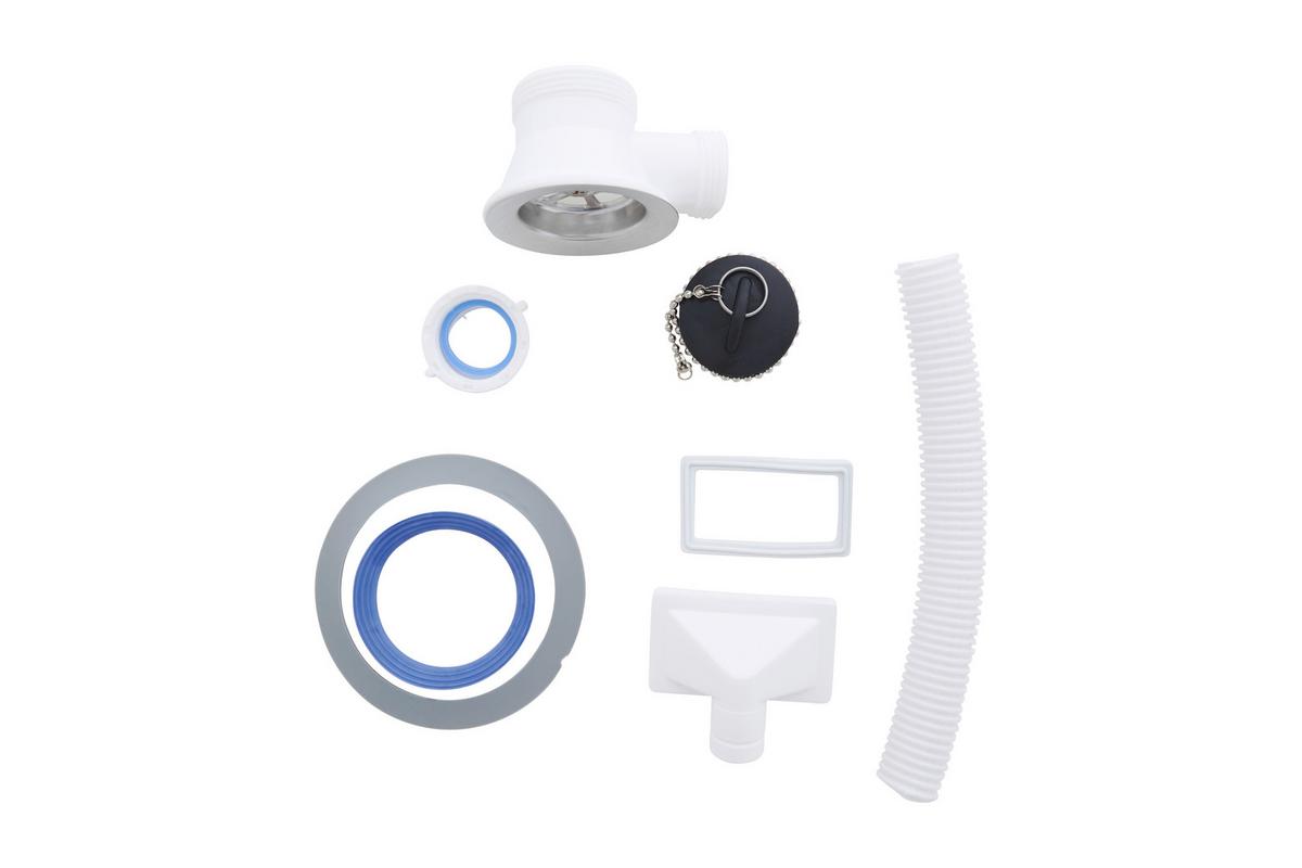 Spüle Dallas Edelstahl 46,5x15,5 Cm - Edelstahlfarben, Basics, Metall (46,5/15,5/43,5cm) - Respekta