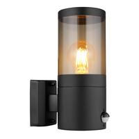 Außenleuchte 32014bss - Schwarz, Basics, Kunststoff/Metall (10,2/17/24,5cm) - Globo