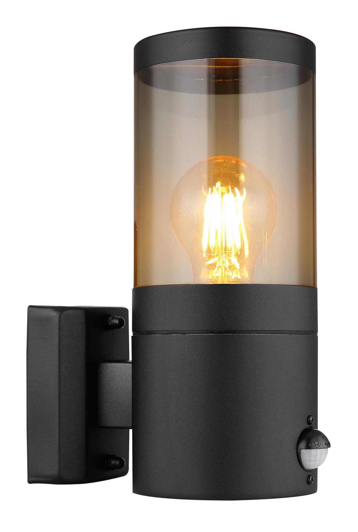 Außenleuchte 32014bss - Schwarz, Basics, Kunststoff/Metall (10,2/17/24,5cm) - Globo