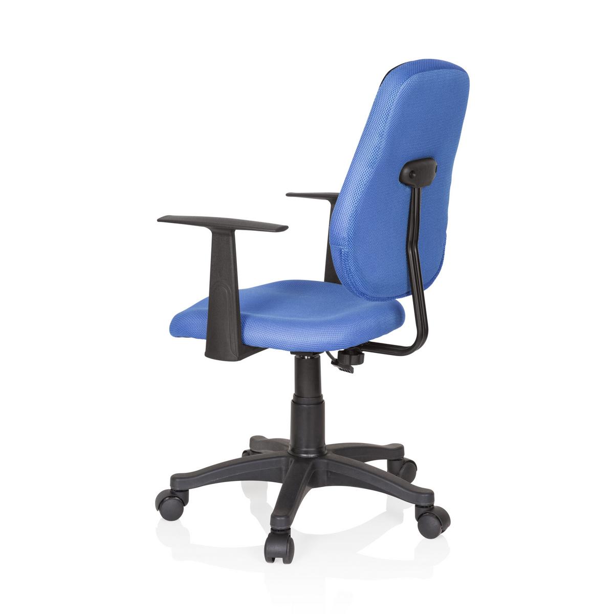 Jugenddrehstuhl Kiddy Style Blau/Schwarz - Blau/Schwarz, Basics, Kunststoff (56/89-99/50cm) - MID.YOU